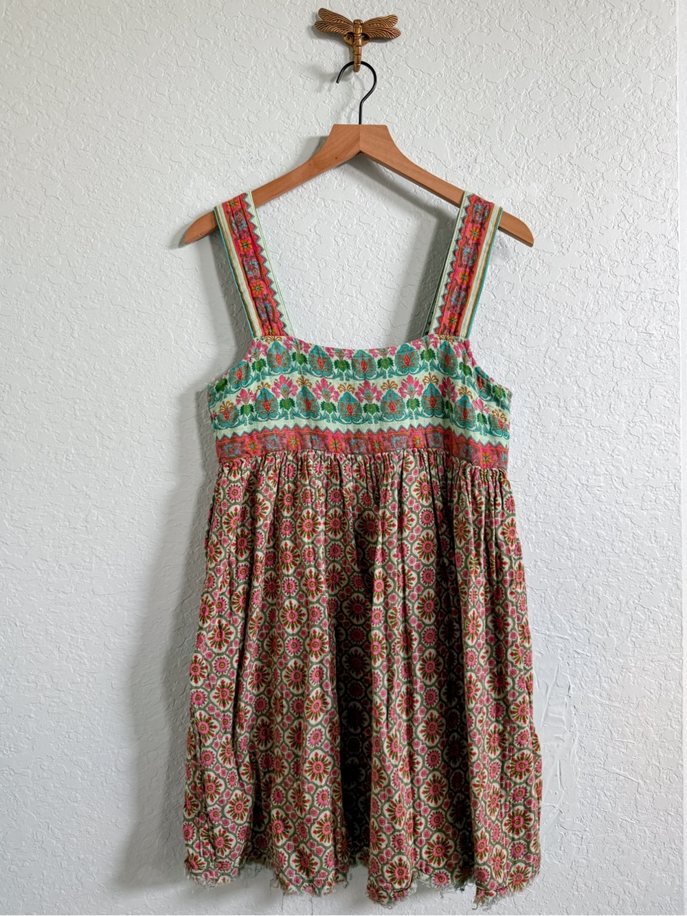 Natural Life•Tricia Reversible Cotton
Gauze Dress•Pink Sunburst•Size Small